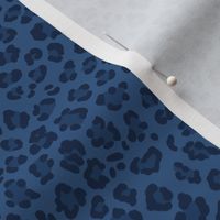 (XS) Navy Blue Leopard Print - UNC - Kids Room