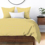 Smaller Pleasant Plaid in Daisy Yellow