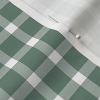 Smaller Pleasant Plaid in Soft Pine Green