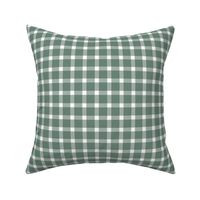 Smaller Pleasant Plaid in Soft Pine Green