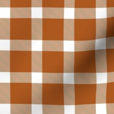 Bigger Pleasant Plaid in Sunset Brown