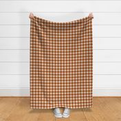 Bigger Pleasant Plaid in Sunset Brown