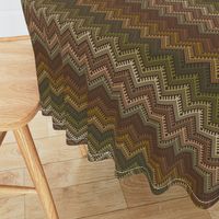 Knit Kilim Chevron Borlotti Small 