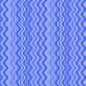 Blue Wavy Lines 