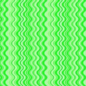 Green Wavy Lines 