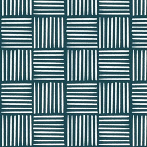 Rotating white stripes on green background