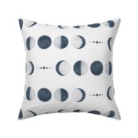 moon phases - big scale - white and black