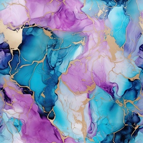 blue and purple marble