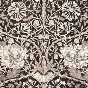 William Morris Honeysuckle - 3137 large - Warm Neutral