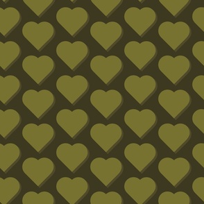 Hearts | Shades Of Olive