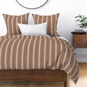 Warm Welcome stripe brown