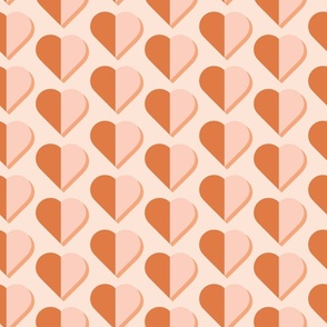 Divided Hearts | Pink, Peach, & Marmalade