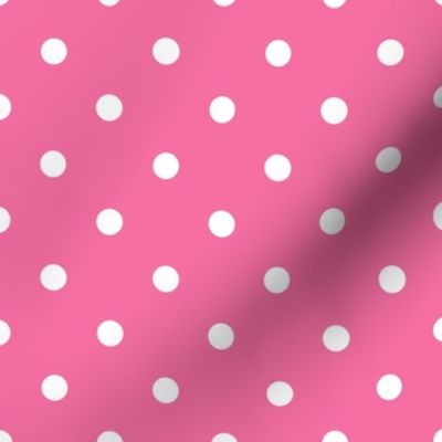 Pink and White Polka Dots