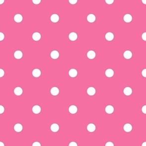Pink and White Polka Dots
