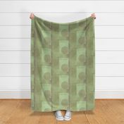 Acorn Botanical Dye Boro Quilt- Large