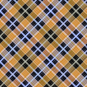Beige blue geometric checkered pattern