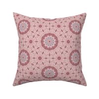Vittoria Vintage Floral Mandala in Pink and Lilac