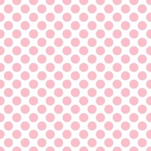 Bigger Bold Dots in Baby Pink
