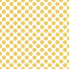 Bigger Bold Dots in Daisy Yellow