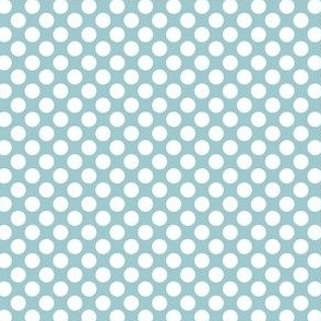 Smaller Bold Dots in Baby Blue