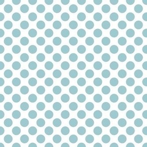 Bigger Bold Dots in Baby Blue