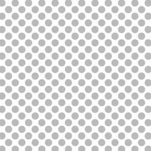 Smaller Bold Dots in Cloud Grey
