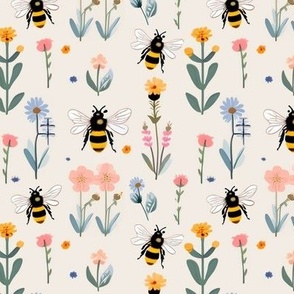 Bees and Wildflowers // Farmhouse Kitchen