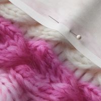Knitted Pink Cables Pattern