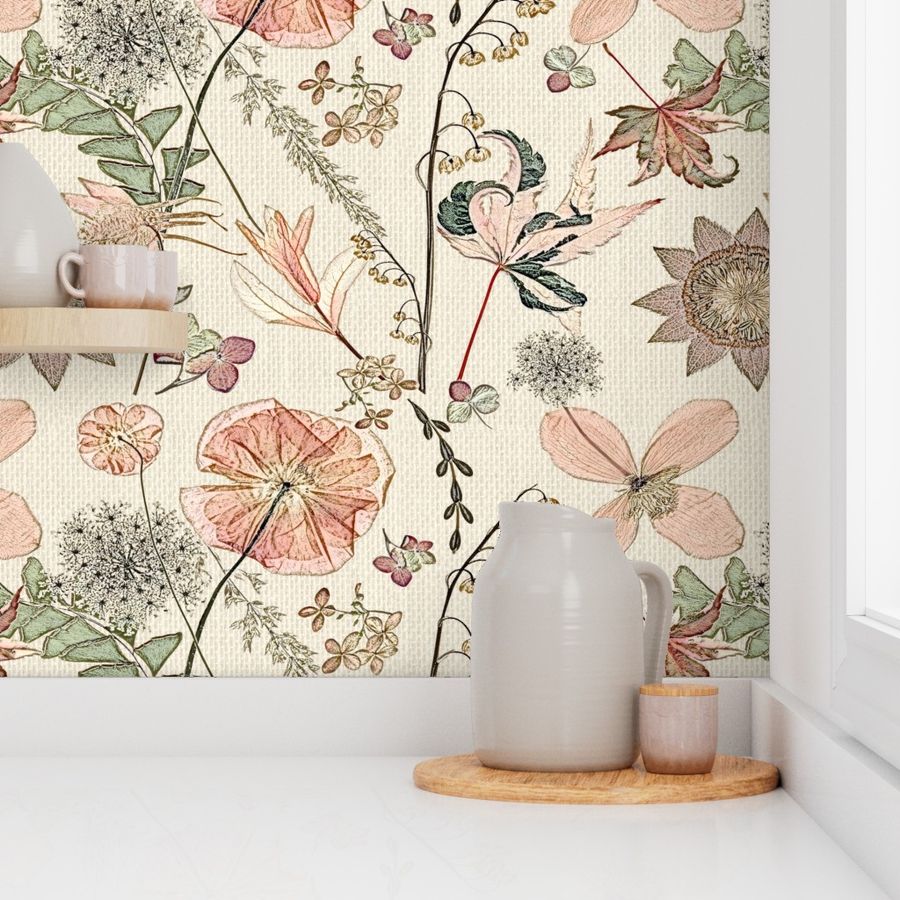 Plaza Peach Poppy Tapestry