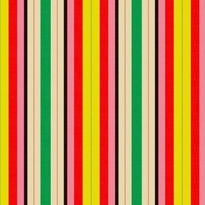 Classic Stripes - Vibrant Summer / Large