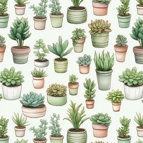 GD Potted Succulents