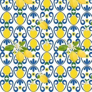 Maiolica lemon pattern