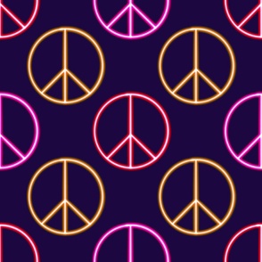 Neon World Peace