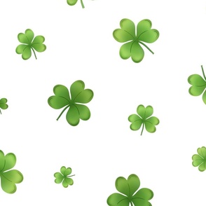 Dainty Shamrocks and Clovers - Large Scale