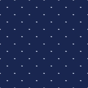 Distressed Polka Dots on Navy