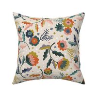 Jacobean Welcome Floral - small