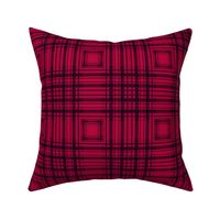 Red and black plaid pattern