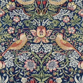 Strawberry Thief by William Morris - 3143 large - Antique Fade