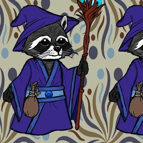 Racus Raccoon the Wizard by harmonyandpeace