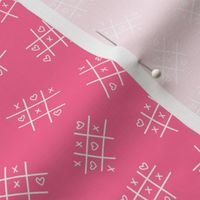 Love Is All You Need Pink Hearts and Crosses - XS Scale