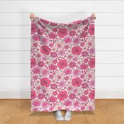 Love Is All You Need Pink Floral - XL Scale