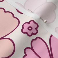 Love Is All You Need Pink Floral - XL Scale