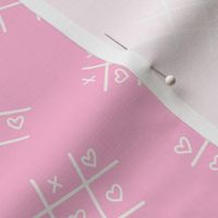 Love Is All You Need Light Pink Hearts and Crosses - Medium Scale