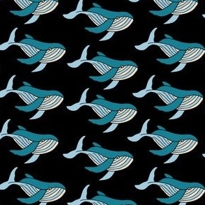 Blue Whale (on black)