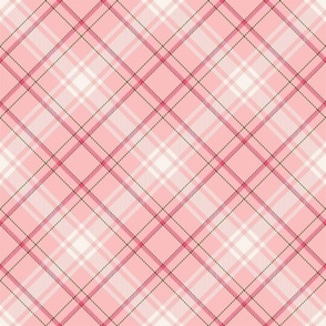Pink & Cream Plaid Coordinating Fabric