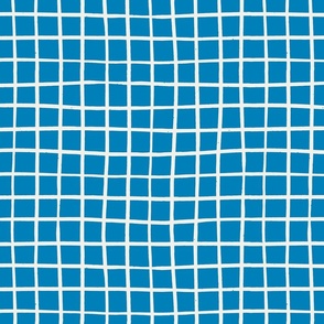 Grid | bright blue | medium