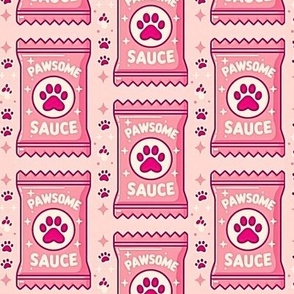 Pawsome Sauce Pink Valentine's Day