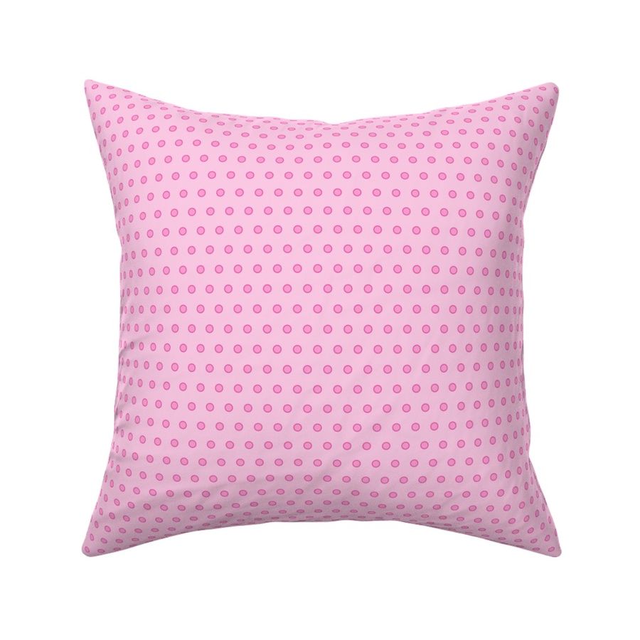 Sweet Ditsy Polka Dots - SMALL - Pastel Candy Baby Pink