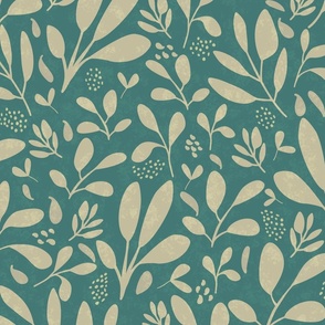 0010b 
Neutral Botanicals on a calming teal background