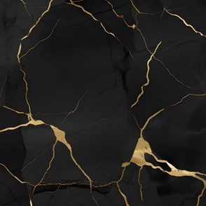 Black and Gold Marble